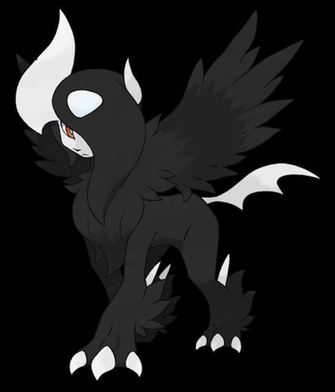 Black White Mega Absol By Alternativepogremon