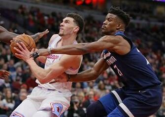 Zach Lavine Scores Points As Bulls Upset Wolves