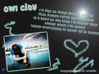 Owl City Background