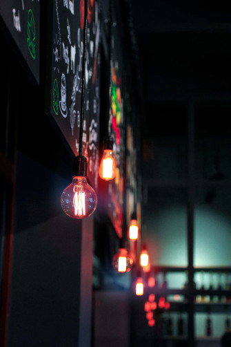 Lighting Pendant Bar Background Wallpaper