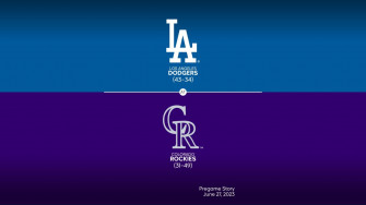 Dodgers At Rockies June Title Slate Mlb