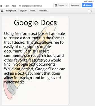 Create A Background Image Or Watermark On Google Doc Teacher