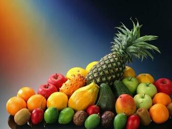 Colorful Fruit Mix Wallpaper Stock Photos