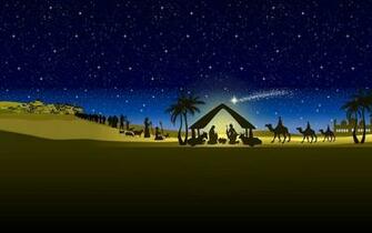 Christmas Nativity Wallpaper