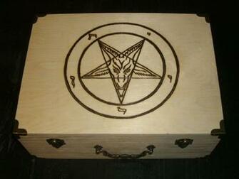 Church Of Satan Sigil Baphomet Box By Hydramstar