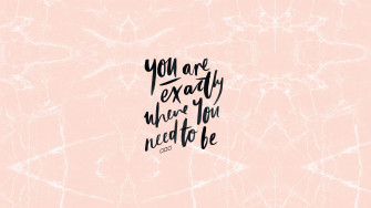 Girly Inspirational Desktop Wallpaper
