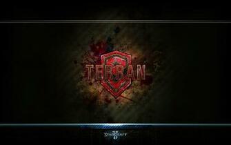 Games Wallpaper Starcraft Terran Crest