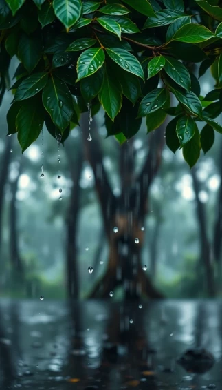 Rain 4k Phone Wallpaper