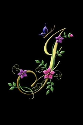 My Creation Letter J Creative Background For Your iPhone