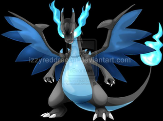 Mega Charizard X By Natsuakai