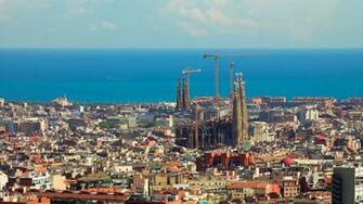 Barcelona Spain Cityscape City IwallHD Wallpaper HD