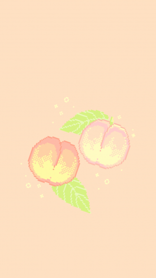 Peach Aesthetic Wallpaper On