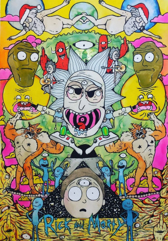 Rick And Morty Stoner Wallpaper