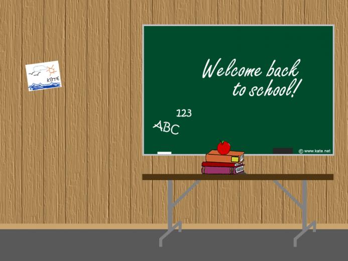 Welcome Back To School Classroom Wallpaper Kate Net Created