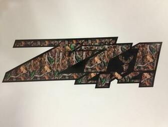 Camo Chevy Logo Z71 Decal