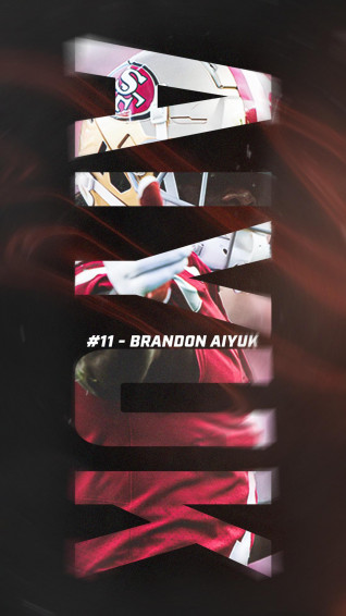 Made A Brandon Aiyuk Phone Wallpaper
