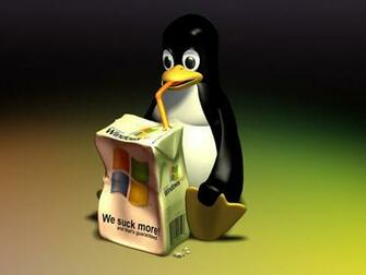 Digital Photo Of Penguin Drinking Windows Xp Container HD