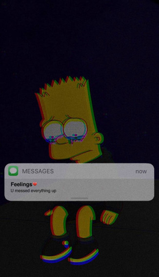 Bart Simpson Sad Wallpaper