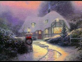 Christmas Winter Scenes Wallpaper