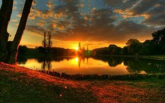 Spring Sunset Wallpaper Pictures In High Definition Or