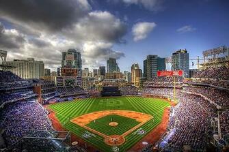 Petco Park Opening Day Greeting Card By Shawn Everhart