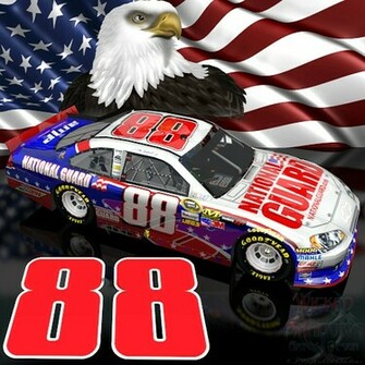 Dale Earnhardt Jr Nascar Unites Patriotic Wallpaper