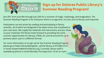 Summer Reading Program Dolores Public Library