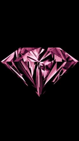 Black And Pink Diamond Wallpaper