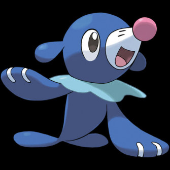 Popplio Playing With A Water Balloon Wallpaper