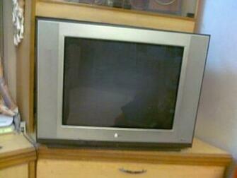 Lg Flatron Digital Eye Inch Tv On The Screen Background
