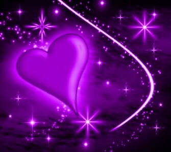 Cute Purple Heart Background Top HD Image For