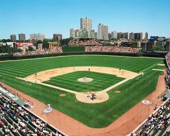 Wrigley Field Stadium Upper Deck Background
