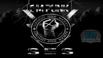 Soci T Straight Edge Cm Punk Wallpaper
