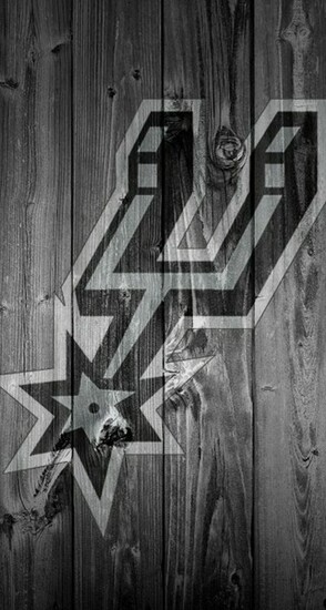 iPhone Wallpaper Wood Custom Spurs