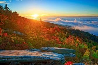 Wallpaper Usa North Carolina Nature Autumn Sunrises And Sunsets