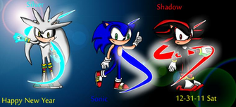 Sonic Silver And Shadow Wallpaper By Megablazethecat On