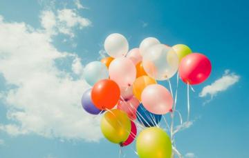 Balloon Sky Wallpaper Top Background