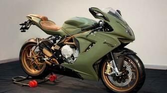 Mv Agusta F3 Army Green Wallpaper Tmwallpaper