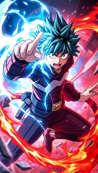 Todoroki Mobile Wallpaper