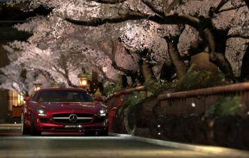Wallpaper Gran Turismo Mercedes Benz Sls Amg Photo Mode Kyoto
