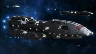 Space Battlestar Galactica Pegasus Wallpaper