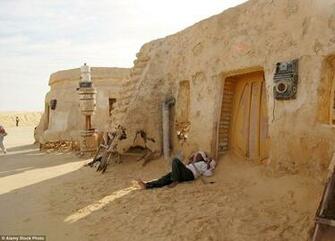 Haunting Image Show Abandoned Star Wars Props Deep In The