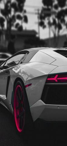 Lamborghini Aventador Sportscar Dark In