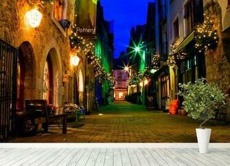 Galway City Street Wall Mural Wallpaper S Art Rocks