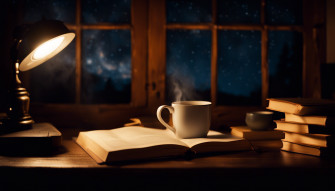 Late Night Study Wallpaper