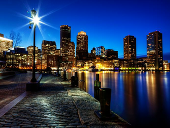 Boston Night Skyline Wallpaper Conservatives See A Future America