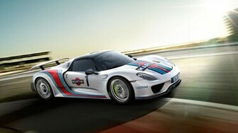 Porsche Spyder Weissach Martini Racing Wallpaper X