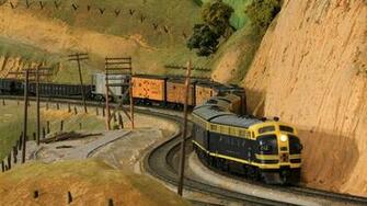 Model Train Toy Railroad Minature Trains Tracks Wallpaper