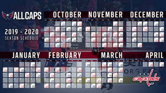 Capitals Announce Regular Season Schedule