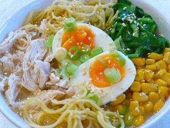 Ramen Chicken Soup Food HD Wallpaper